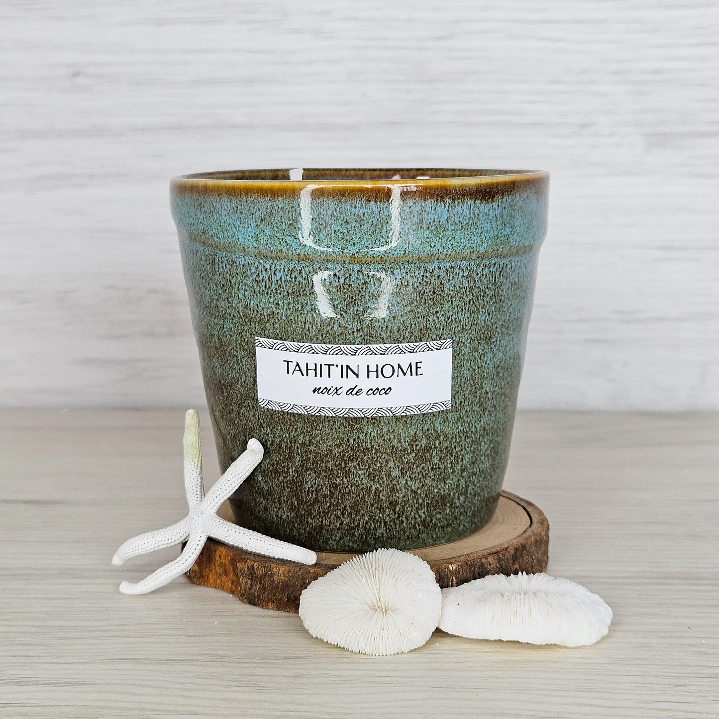 Bougie Tiki - Noix de coco